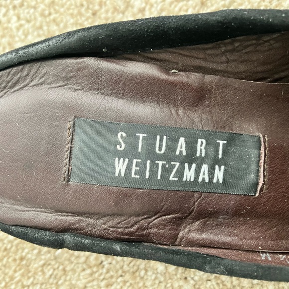 Stuart Weizmann Animal Hair Leather Slip On Loafer Flats Size 7 1/2M - Picture 8 of 8